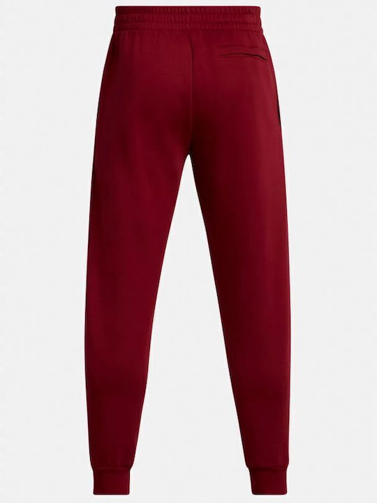 Rival Sweatpants with Elastic Burgundy
