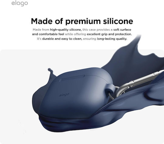 Elago Hang Case Case Silicone in Blue color for Apple AirPods 4