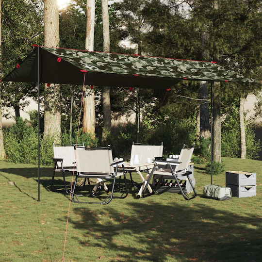vidaXL Δάπεδο για Σκηνή Camping Πράσινο 506x306εκ.