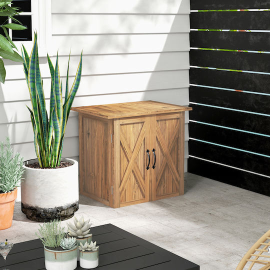 Wooden Garden Shed L0.77xW0.55xH0.72m