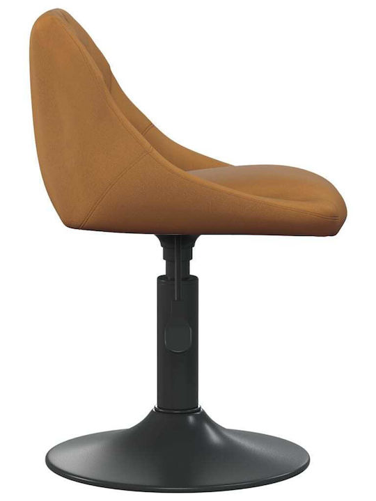 Rotating Chair Visitor in Brown Color 46x44x62cm 4pcs