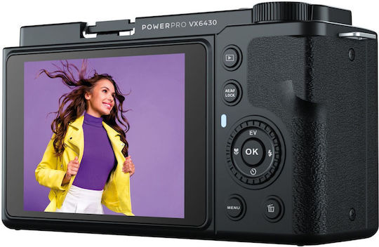 EasyPix VX6430 Compact Φωτογραφική Μηχανή Μαύρη