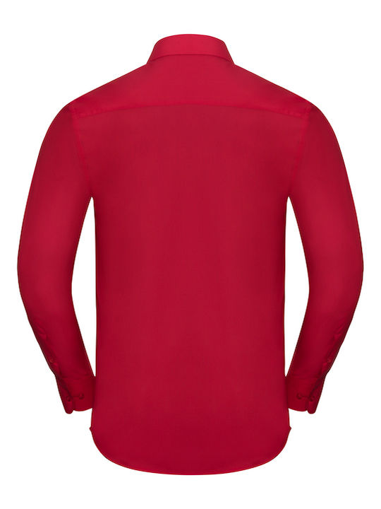 Long Sleeve Shirt in Regular Fit Red