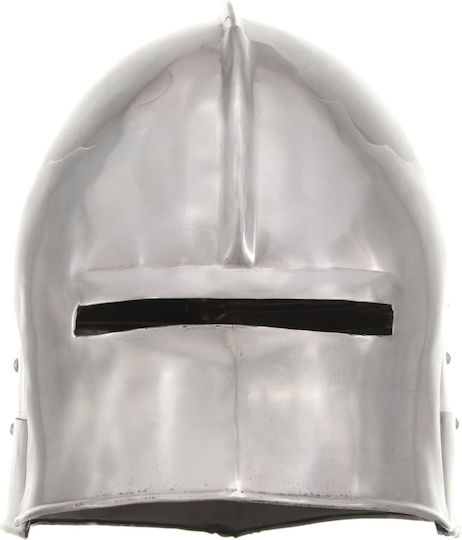 Vidaxl Ritterhelm Mittelalterliche Replik Antik Larp Silber Stahl