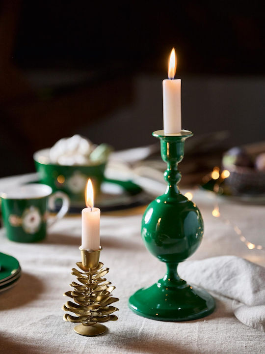 PiP Studio Candle Holder Metal in Green Color 50x24x50cm 1pcs