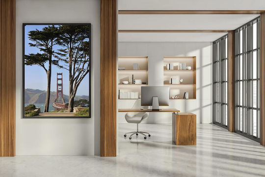 Πίνακας Golden Gate Bridge Framed By Trees Golden Gate Bridge Πλαισιώνεται Δέντρα 100x150