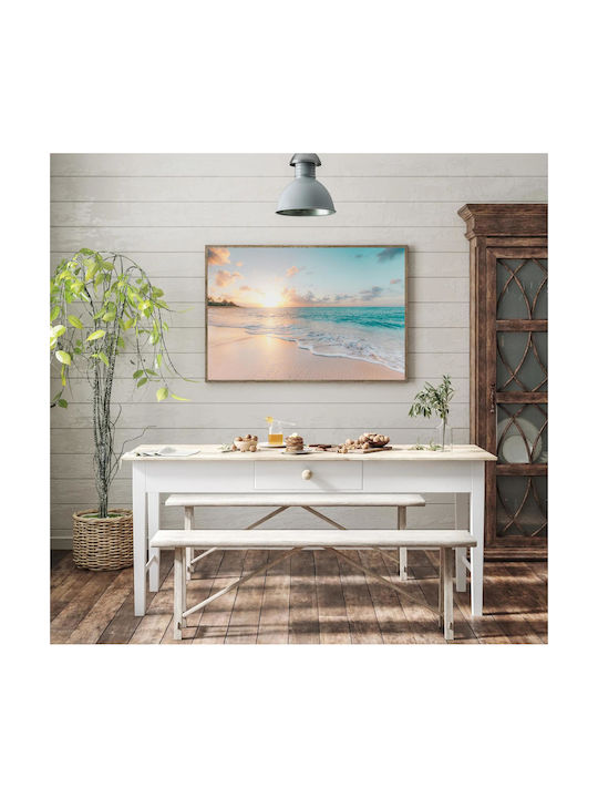 Gemälde Ruhiger Strand Sonnenaufgang 170x115