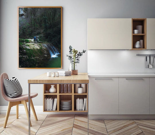 Gemälde Paar am Wasserfall 100x150