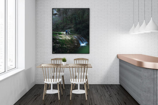Gemälde Paar am Wasserfall 100x150