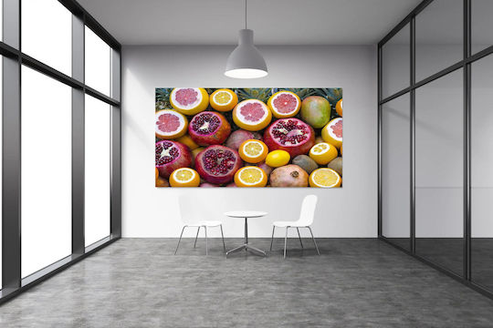 Gemälde Bunte Auswahl Frische Früchte 120x80
