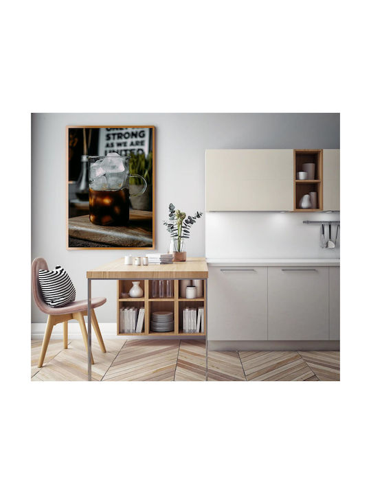 Πίνακας Iced Coffee Glass Παγωμένο Ποτήρι Καφέ 80x120