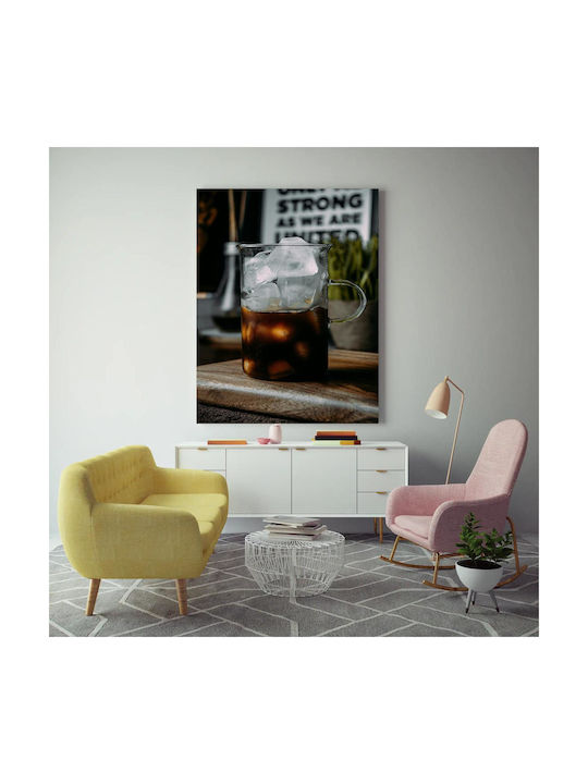 Πίνακας Iced Coffee Glass Παγωμένο Ποτήρι Καφέ 80x120