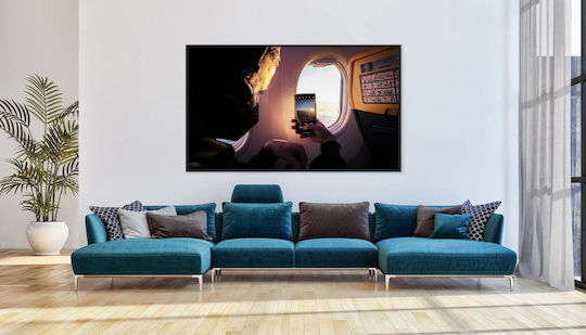 Painting Taking A Photo Sunrise From An Airplane Window 150x100