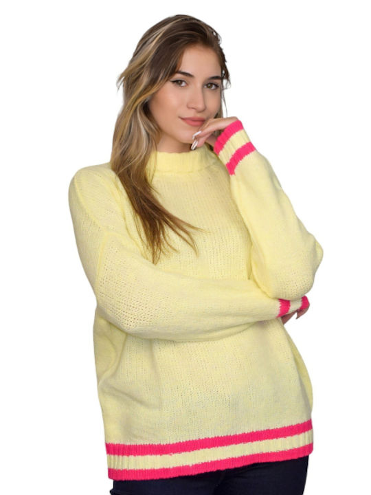 Morena Spain Pullover Yellow WF-6960-25BL-ΚΙΤΡΙ