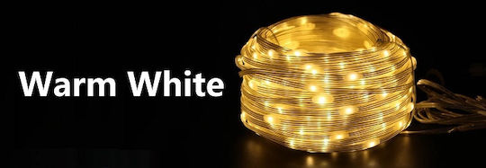 200 Светлини LED 20m. Топъл бял тип Лента 1бр