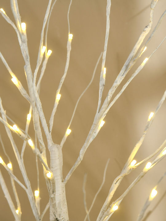 Christmas Tree 150cm with 12 Branches and with LED Lighting White