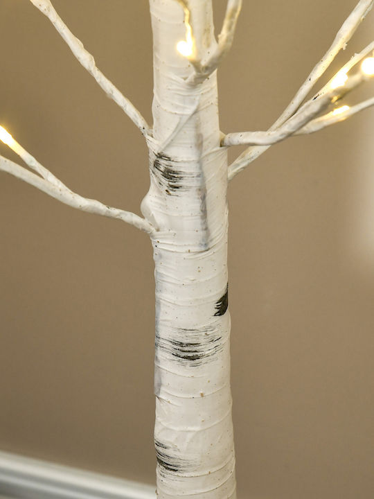 Christmas Tree 150cm with 12 Branches and with LED Lighting White