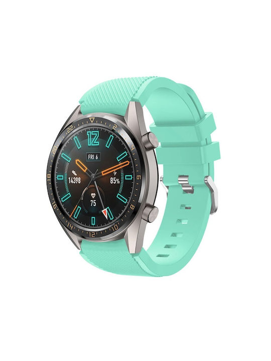 Най-добрите аксесоари силиконова каишка ментово зелено Huawei Watch 5 5 Pro 46mm Watch 4 4 Pro 46mm Watc