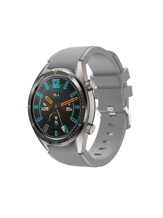 Beste Zubehör Silikonarmband Grau Huawei Watch 5 5 Pro 46mm Watch 4 4 Pro 46mm Watch 3
