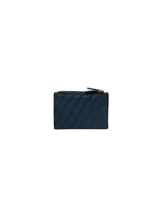 Armonto Large Leather Women's Wallet Cards with RFID Blue