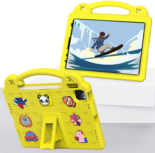 Παιδική Θήκη Ipad 10.9 2022 10 Gen Cute Patterns Βάση Κίτρινη