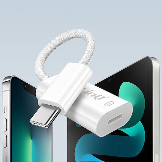 Linq USB-C zu Lightning Schnelllade-Power-Adapter 60W Weiß