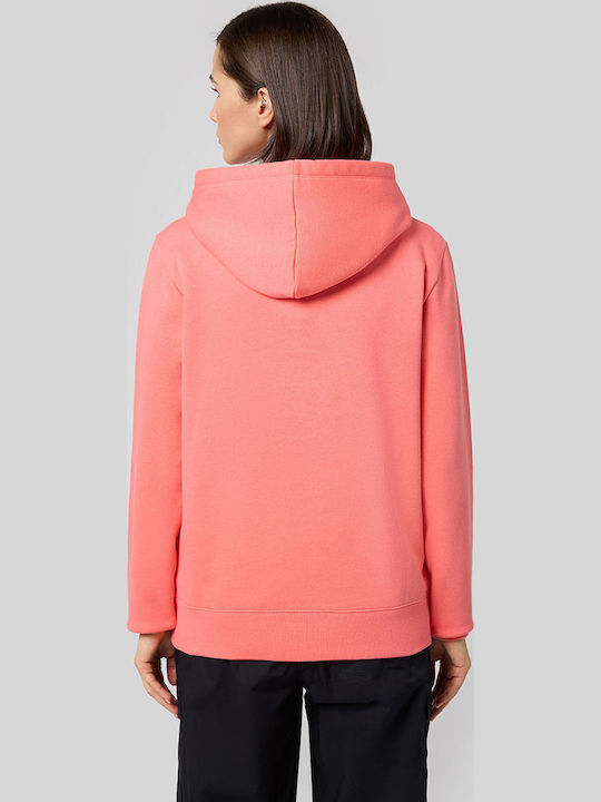 Women's Sweatshirt Jacket Hooded CORAL
