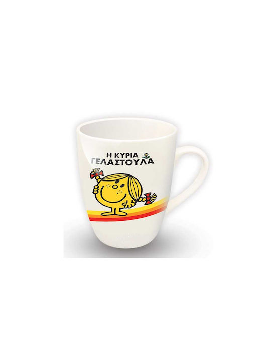 CHartini Poli Mrs Gelastoula Ceramic White Mug
