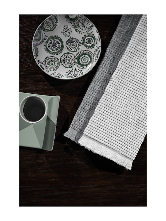 Guy Laroche Tissus Kitchen Towel Made of 100% Cotton Silver 2 Pieces