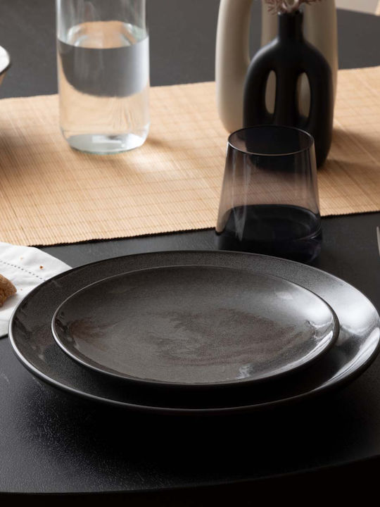 Atmosphera Farfurie Deșert Ceramică Gri cu Diametru 21cm