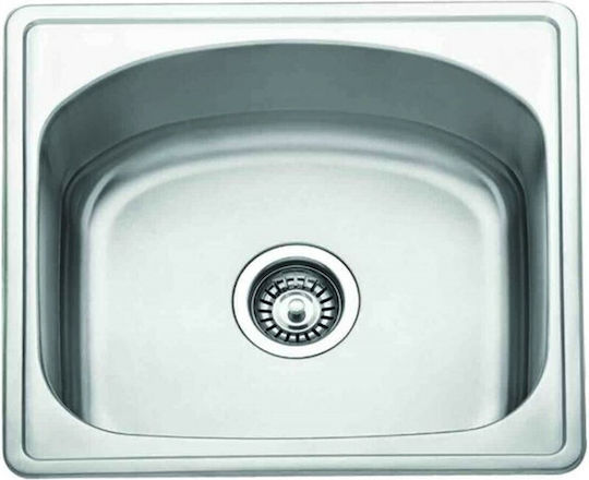 Gloria Tetras 420 Ένθετος Inox Σατινέ Μ45.5xΠ38.5cm Ασημί Gloria Tetras 420 Ένθετος Inox Σατινέ Μ45.5xΠ38.5cm Ασημί