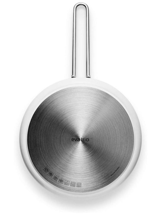 Eva Solo White Line Saute made of Aluminum with Non-Stick Coating 24cm