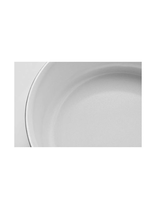 Eva Solo White Line Saute made of Aluminum with Non-Stick Coating 24cm
