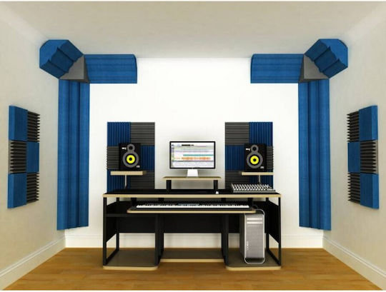 EQ Acoustics Project Corner Cubes Звукопоглъщащ Материал 2 Бройки 30см х 30см х 300мм в Сив Цвят