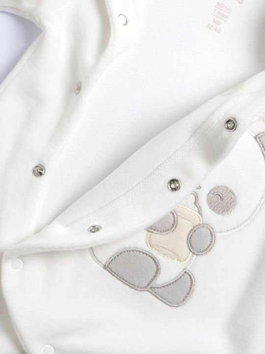Chicco Baby-Strampler Ecru