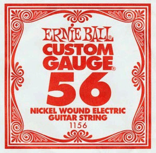 Ernie Ball 1156 Единична Струна Никелова Рана За Електрическа Китара 56"
