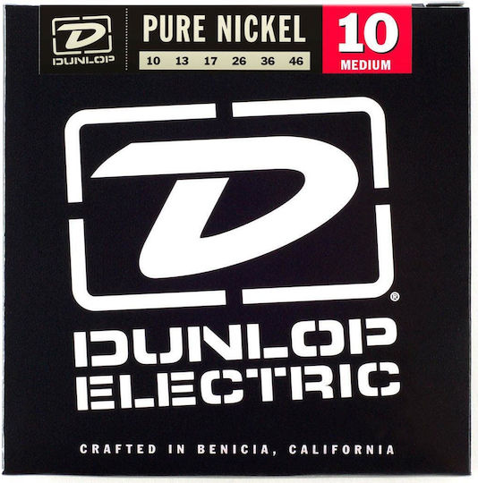Dunlop Pure Nickel Medium Σετ Χορδών Pure Nickel Ηλεκτρικής Κιθάρας 10 - 46"