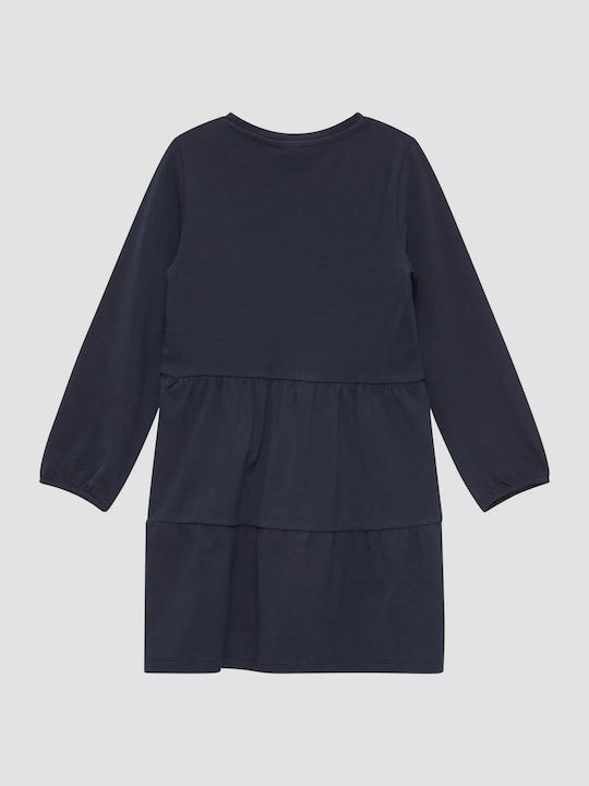 Girls Dress Long Sleeve Blue