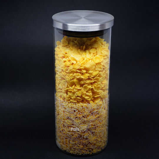 Borosilikatglas Lebensmittelglas Pufo Zucker Kaffee Tee Gewürze Luftdichtes Verschluss 1,4 L