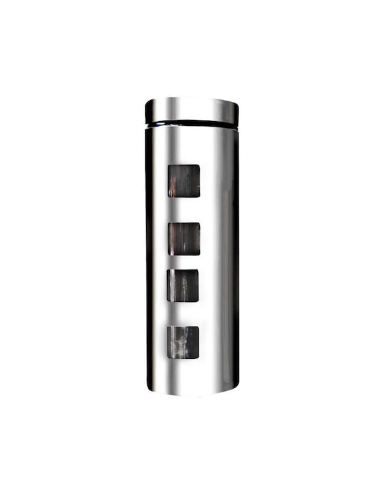Metallic Pufo Taste Container Sugar Coffee Tea Spices Lid 1.8l