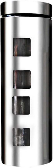 Metallisches Pufo Geschmack Lebensmittelglas Zucker Kaffee Tee Gewürze mit Deckel 1,8l