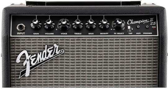 Fender Champion Combo Ενισχυτής Ηλεκτρικής Κιθάρας 25W Μαύρος