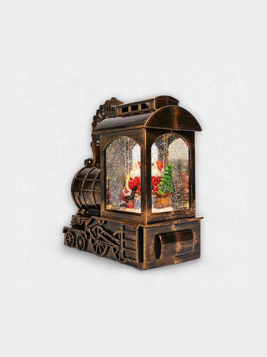 Christmas Decorative Train with Santa Claus 22.5x11x24.5cm
