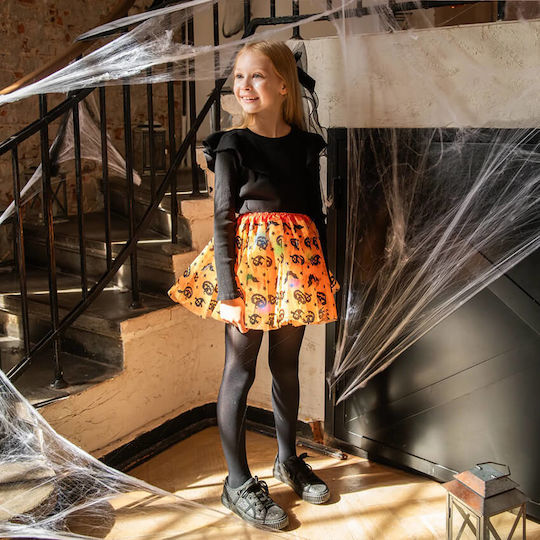 Carnival Skirt Orange for Halloween 1pcs