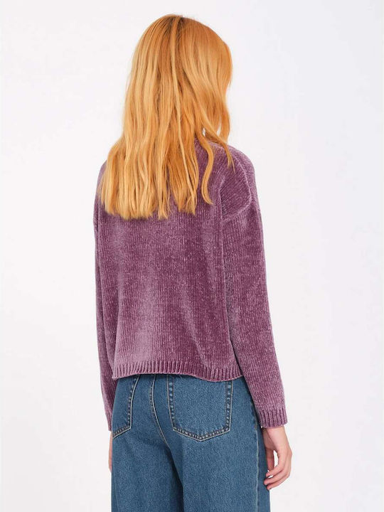 Volcom Women's Sweater Vintage Violet Purple