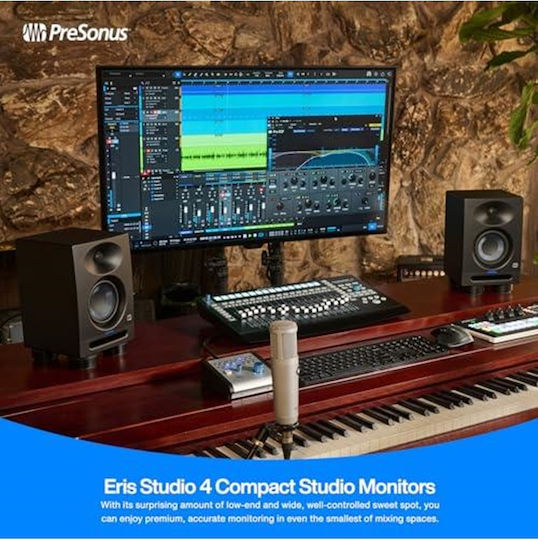 Presonus Eris Studio 4 Difuzor Studio Monitor 4.5" 50W Bucată Negru