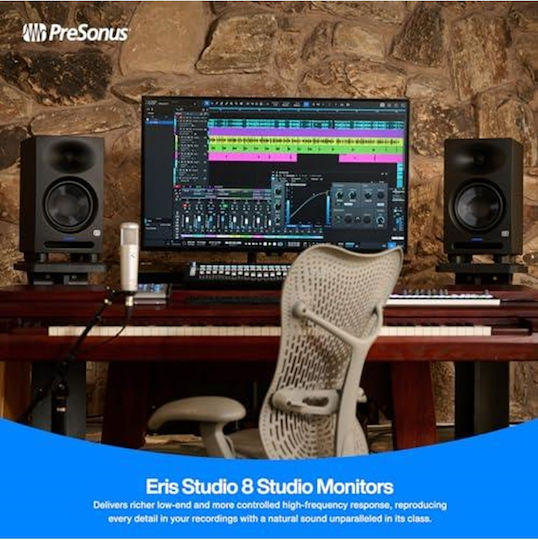 Presonus Eris Studio 8 Ηχείo Studio Monitor 8" 140W (Τεμάχιο) Μαύρο