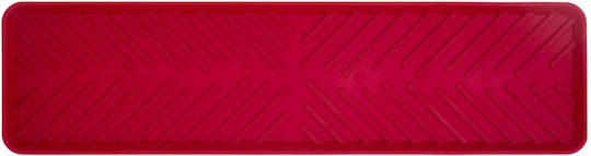 5Five Geschirrabtropfer & Abtropfgitter Kunststoff Rote Trocknungsfläche 40x10cm 5Five Geschirrabtropfer & Abtropfgitter Kunststoff Rote Trocknungsfläche 40x10cm