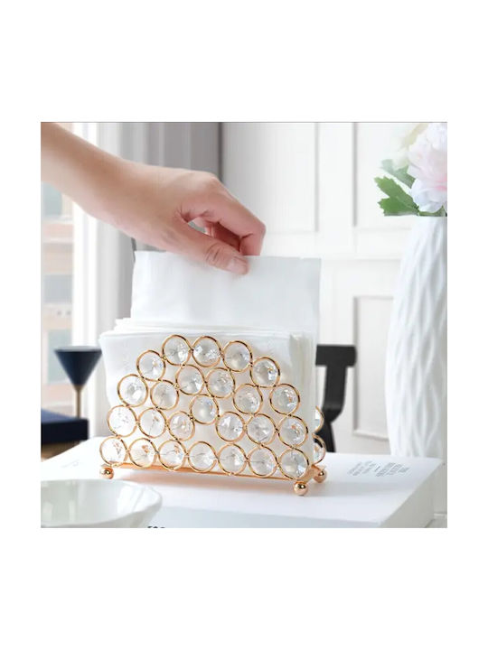 Serviettenhalter Gold 13.5x8cm