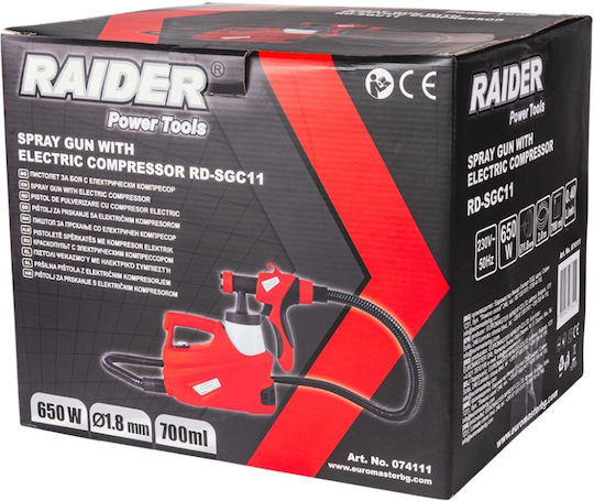 Raider 074111 Електрически боен пистолет 650W с капацитет 0.7лт